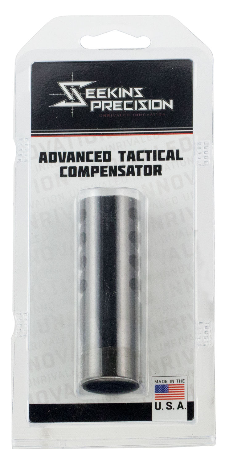 Seekins Precision ATC Compensator 416R Stainless Steel Black Melonite 1/2x28 for .223 Rem
