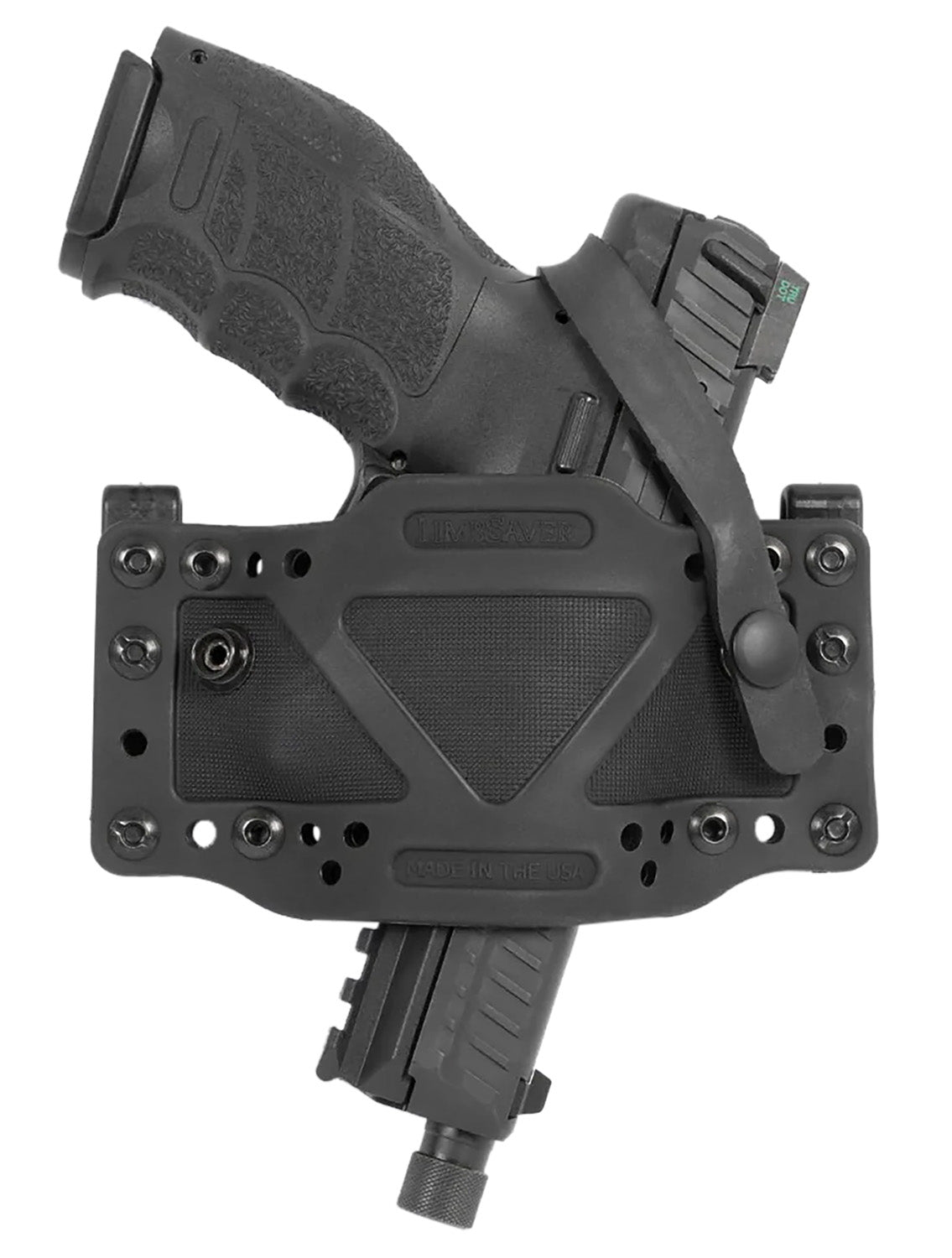 Limbsaver 12504 CrossTech Universal Ambidextrous Black Polymer IWB/OWB Holster with Belt Clip