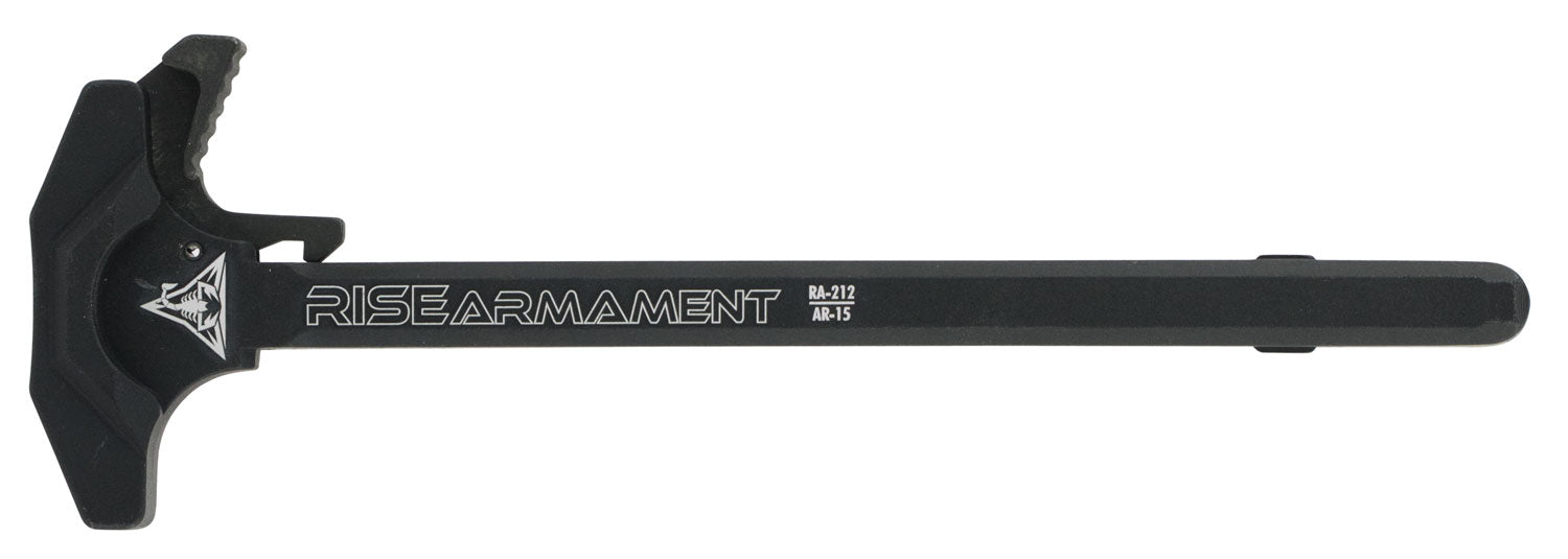 Rise Armament RA212 AR-15 Mil-Spec Extended Latch Charging Handle Black Aluminum