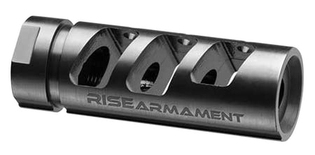 Rise Armament RA701223BLK Muzzle Compensator Black Nitride 5.56x45mm NATO 1/2"-28 Threads AR-15