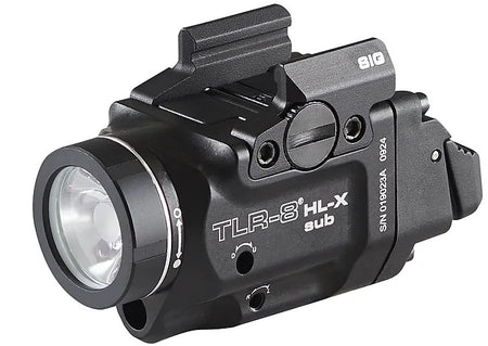 Streamlight 69466 TLR-8 HL-X Sub USB Gun Light GLOCK 43X/48MOS Black