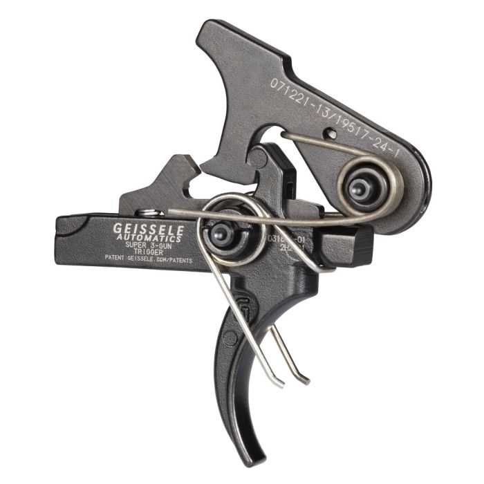 Geissele Automatics Super 3-Gun Trigger AR10/AR15 Large Pin Blk