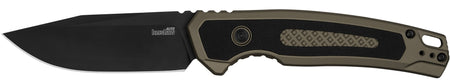 Kershaw 7106 Launch 21 3.45" Drop Point Push Button Pocketknife Black FDE