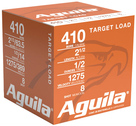 Aguila .410 Bore Shotgun Ammo Sub-Gauge High Velocity 2.5 in 1/2 oz #8
