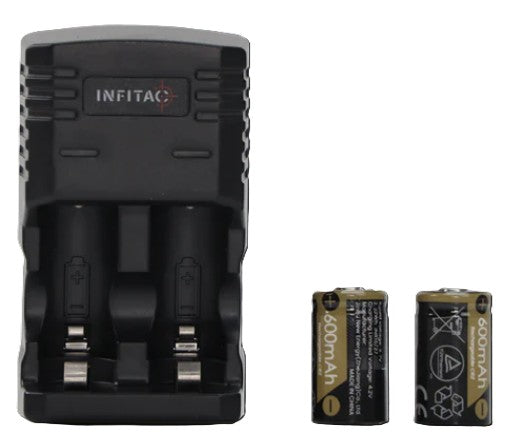 Infitac BC01 Charger and Batteries Optic Accessory Kit