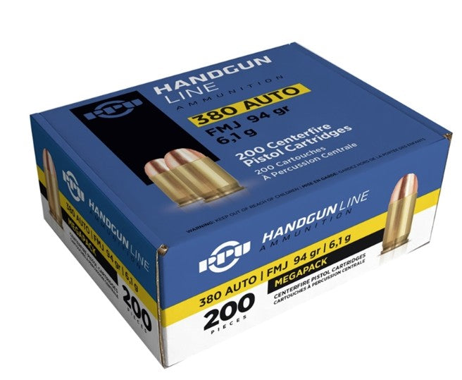 Prvi Partizan .380 ACP/Auto  94 grain Full Metal Jacket ammunition