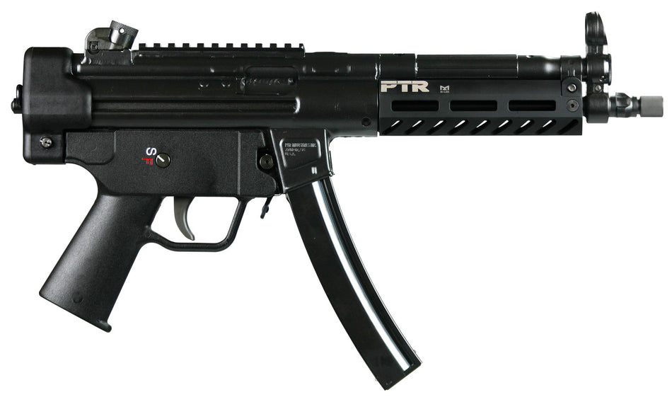 PTR 601 9CT Pistol 9mm Luger 8.86" 30+1 Black Threaded 1/2 x 28 Top Rail
