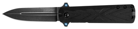Kershaw 3960 Barstow 3" Folding Spear Point BlackWash 8Cr13MoV Stainless Blade Black Nylon Handle Blue Tube Spacers Pocket Clip