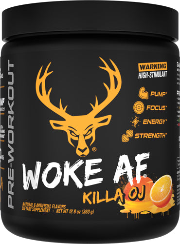 BUCKED UP PRE-WORKOUT WOKE AF KILLA OJ 30 SERVINGS