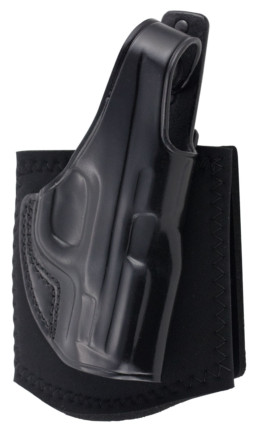 Galco AG652B Ankle Glove Holster Black Leather Neoprene S&W M&P Shield/Shield 2.0 Right Hand