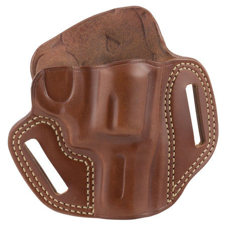 Galco CM102 Combat Master OWB Tan Leather Pancake Holster S&W L Frame Right Hand