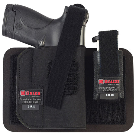 Galco CSBK2L CarrySafe 2.0 Clip-On Nylon Holster Black for Glock 17/FN 509/Taurus G2C Right Hand