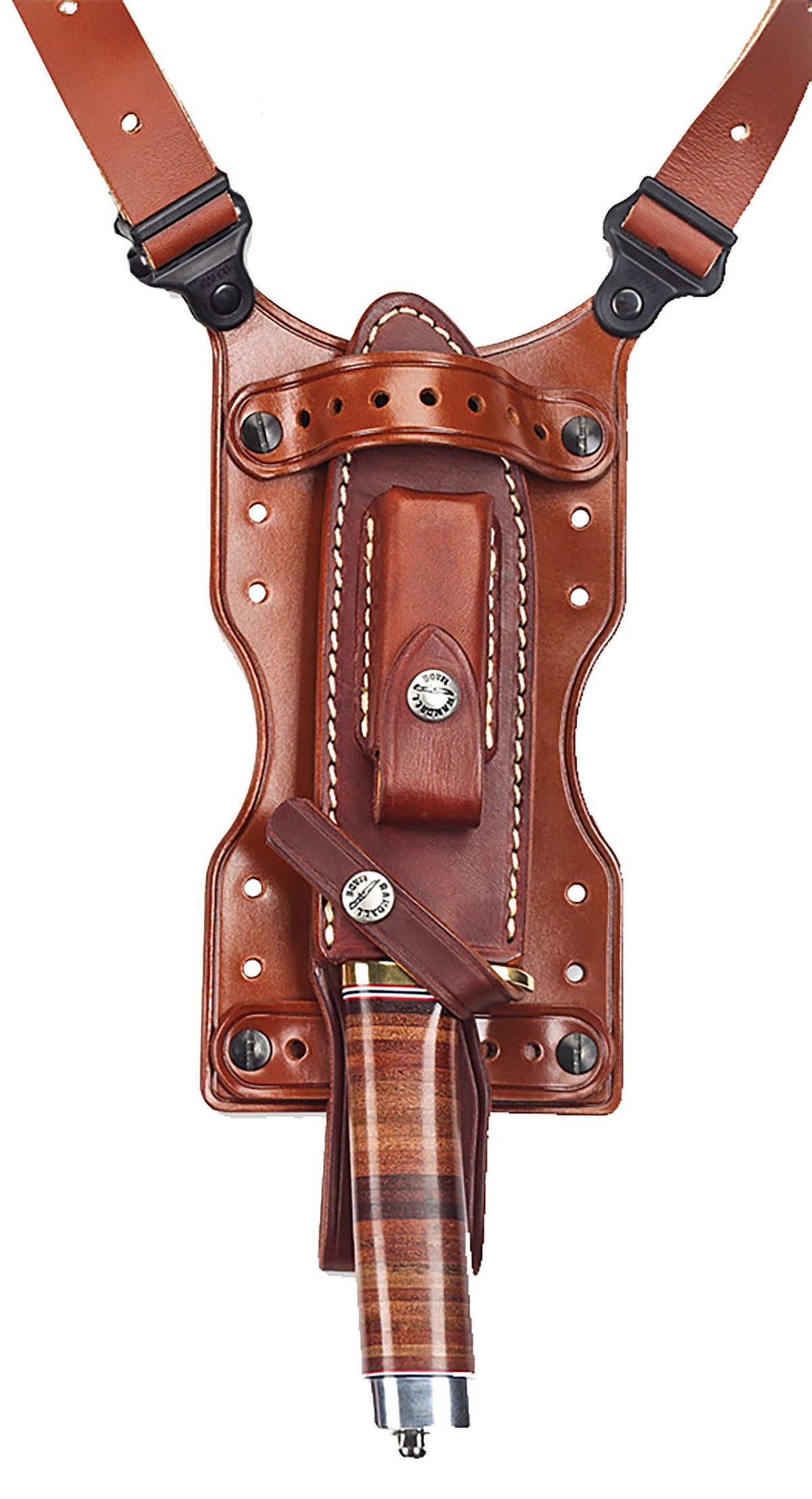 Galco SHU Shuka Premium Steerhide Leather Over the Shoulder Knife Carrier, Tan