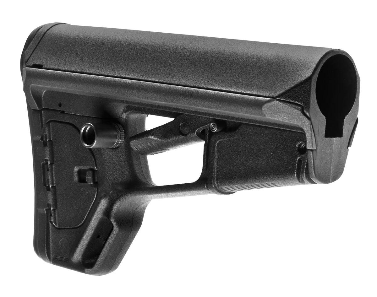 Magpul MAG378-BLK Black ACS-L Drop-In Carbine Buttstock for AR-15/M4 Mil-Spec