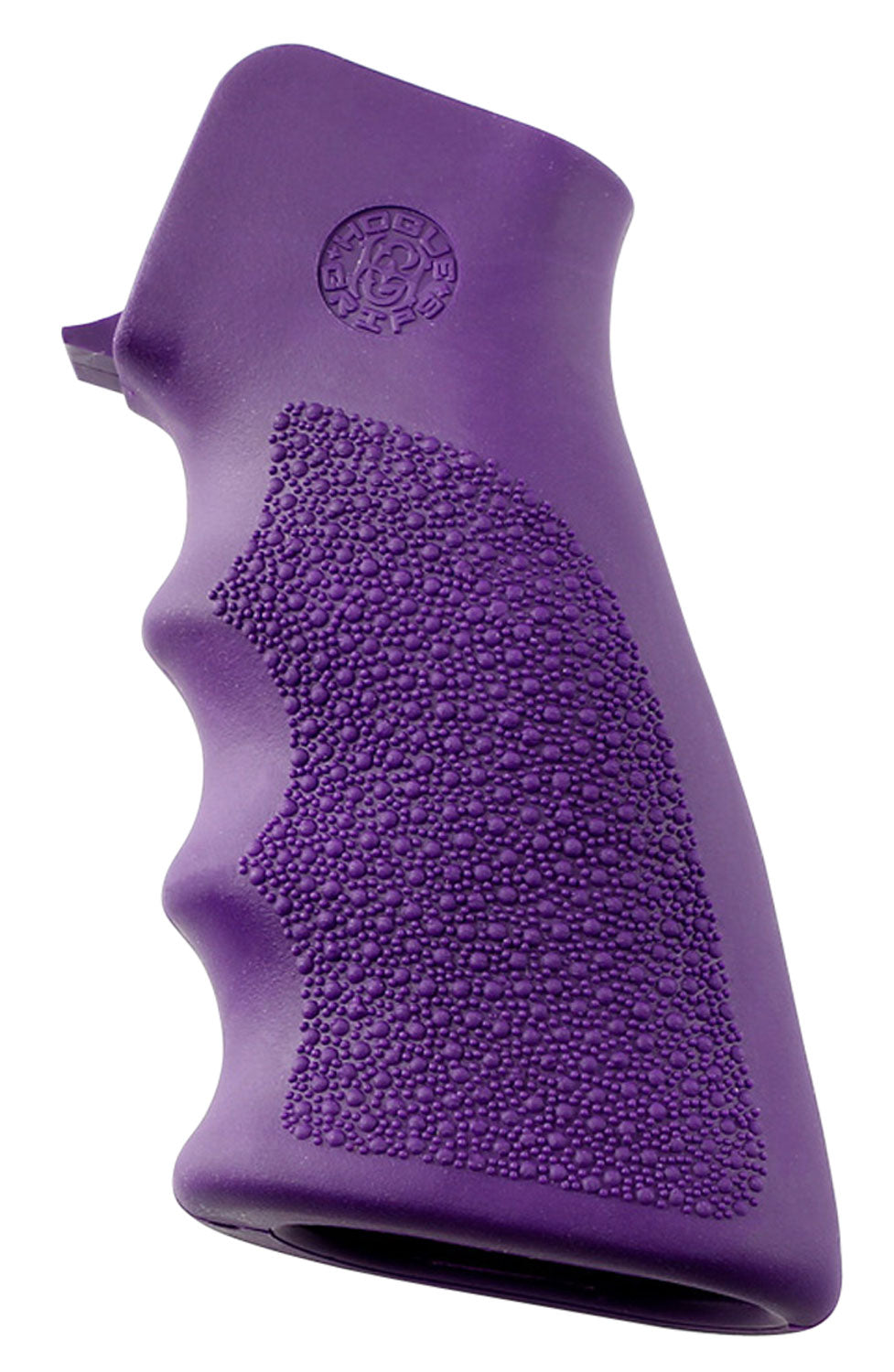 Hogue 15006 AR-15/M16 Cobblestone Purple OverMolded Rubber Grip with Finger Grooves