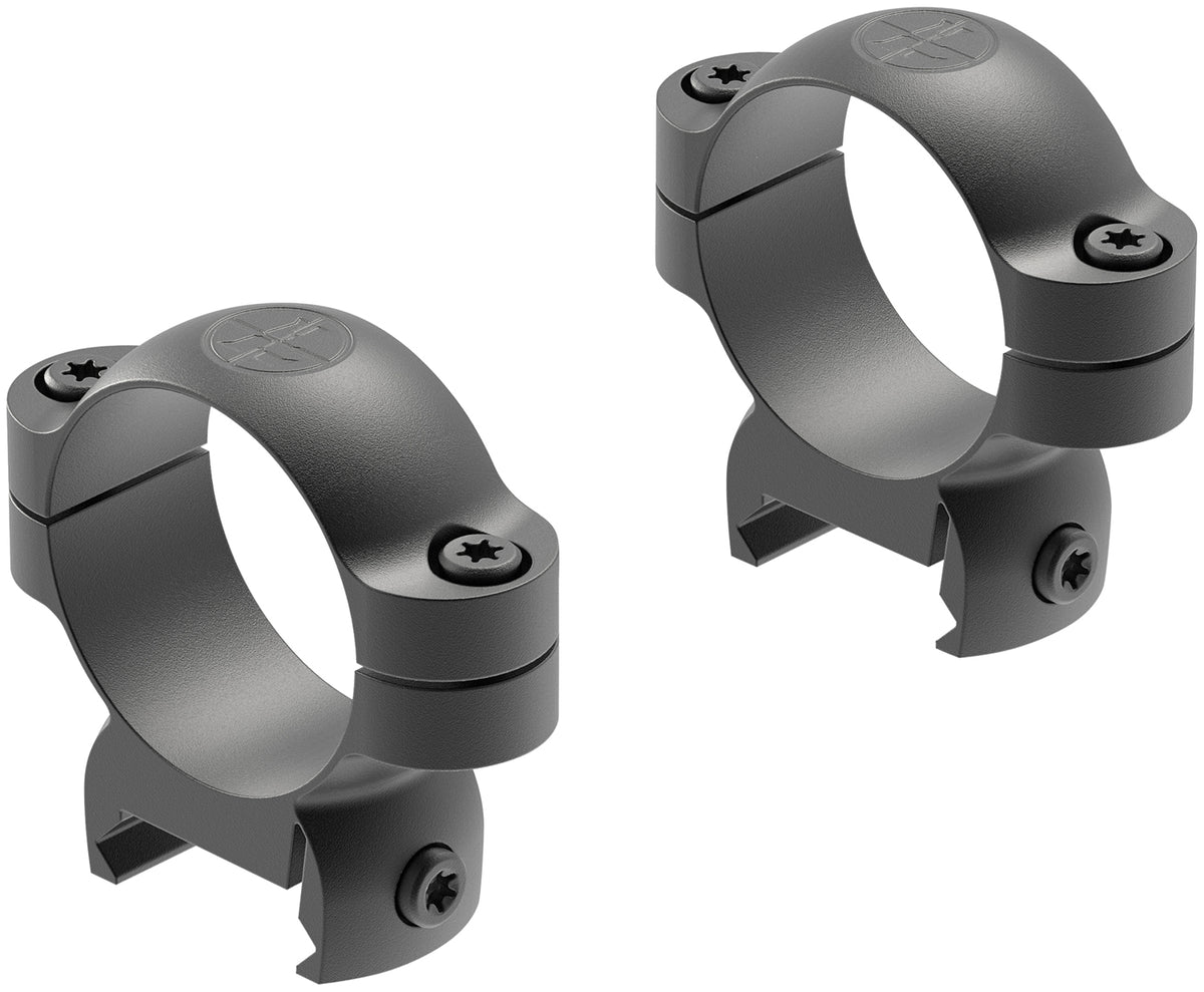 Leupold 120977 LRW 30mm Medium Cross-Slot Riflescope Ring Set Matte Black