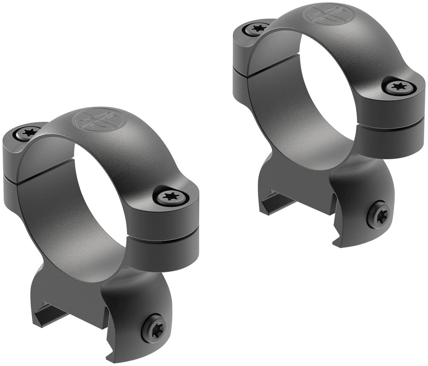 Leupold 120978 LRW 30mm High Cross-Slot Riflescope Ring Set Matte Black