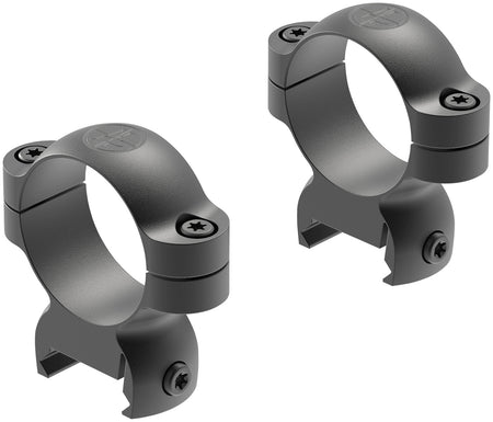 Leupold 120978 LRW 30mm High Cross-Slot Riflescope Ring Set Matte Black
