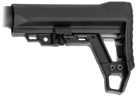 Aim Sports Advanced Modular AR-Platform 6-Position Stock, California Compliant, Black Synthetic