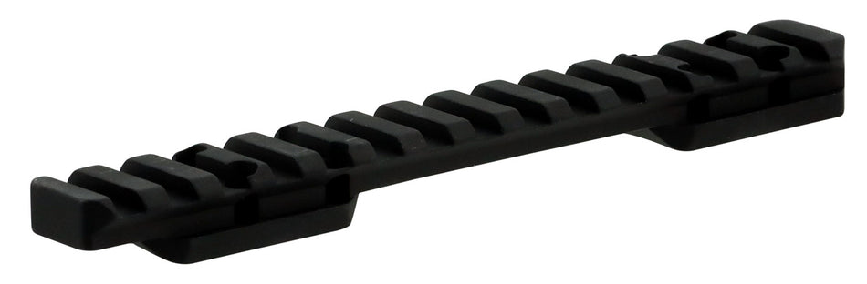 Talley POO252735 X-Bolt Picatinny Rail 0 MOA Short Action Black Hard-Coat Anodized