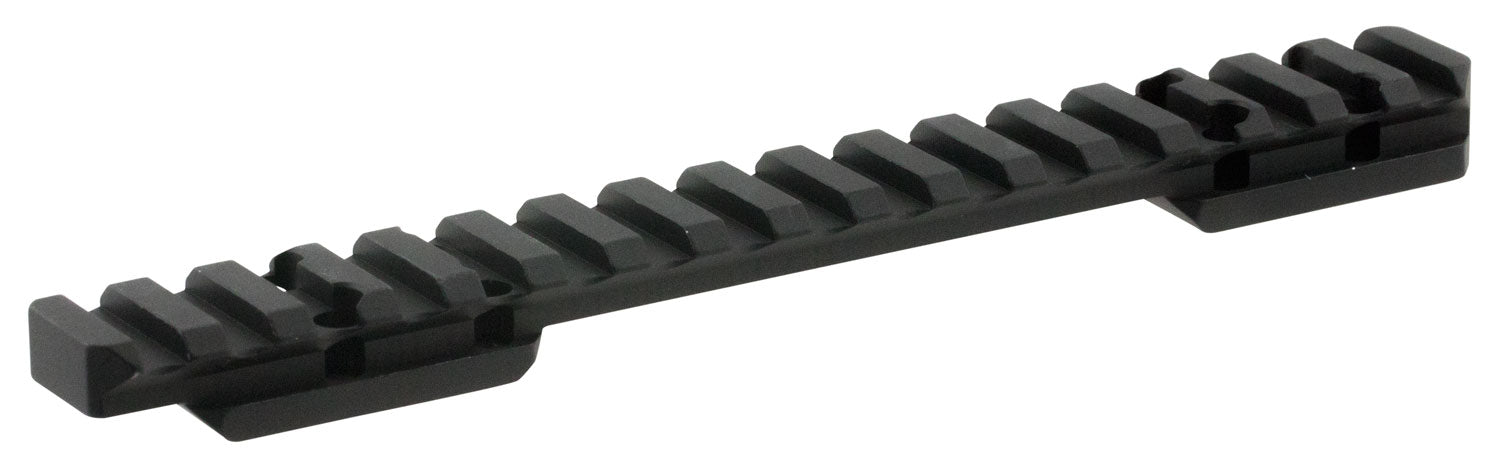 Talley PLO252735 X-Bolt Long Action 0 MOA Picatinny Rail Black Hard-Coat Anodized