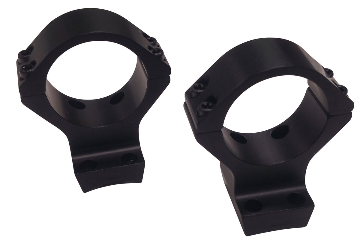 Talley 940735 Integrated Scope Mount Ring Combo Browning X-Bolt Medium Height 1" Black