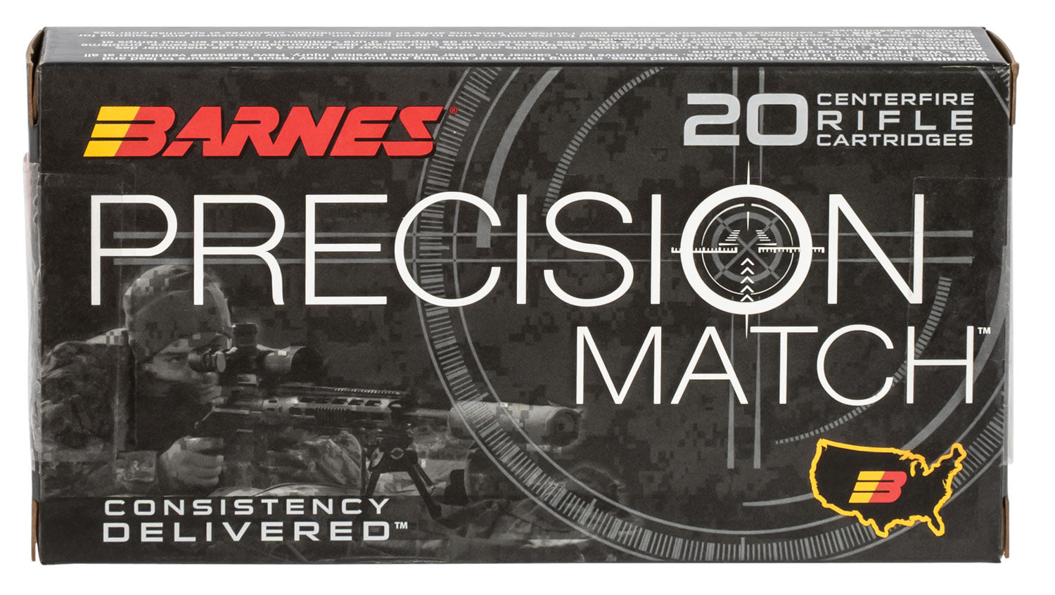 Barnes Precision Match Open Tip Match Boat Tail 112 Grain 6mm Creedmoor 2960 fps 716876651108