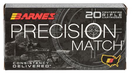 Barnes Precision Match Open Tip Match Boat Tail 112 Grain 6mm Creedmoor 2960 fps 716876651108