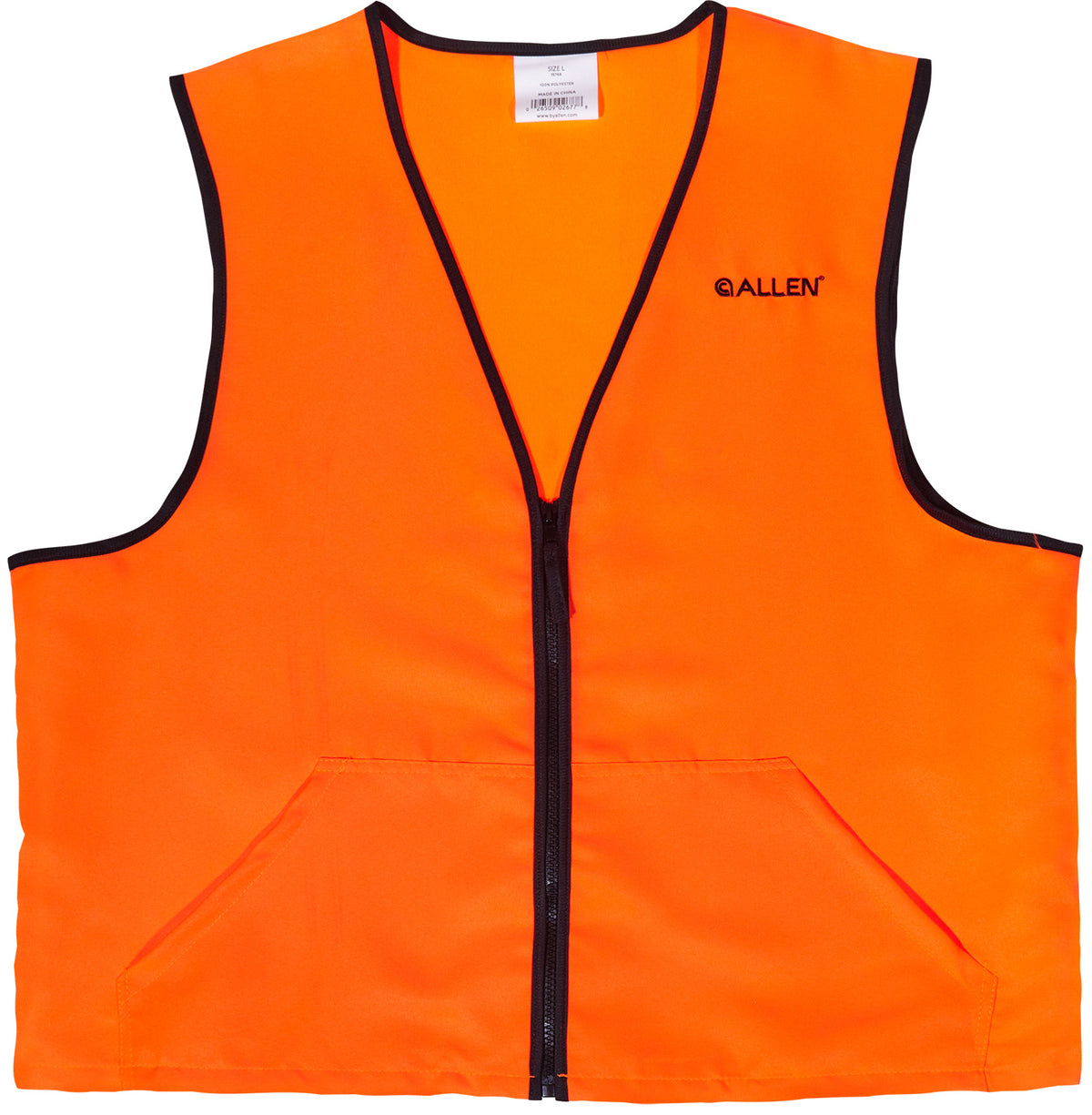 Allen 15766 Large Orange Polyester Deluxe Hunting Vest