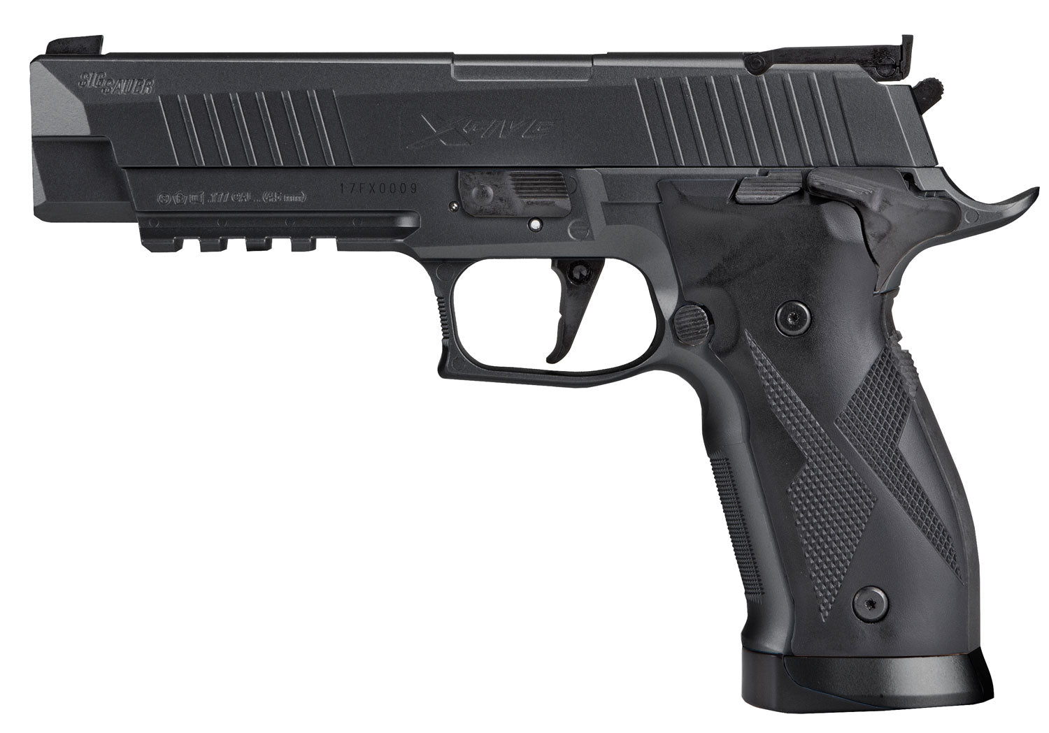 Sig Sauer P226 X-Five Air Pistol CO2 .177 Cal 20+1 4.5" Barrel Black Frame