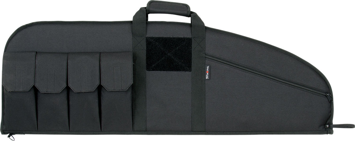 Tac Six 10642 37" Tactical Rifle Case Black Endura with Hook-Loop Patch