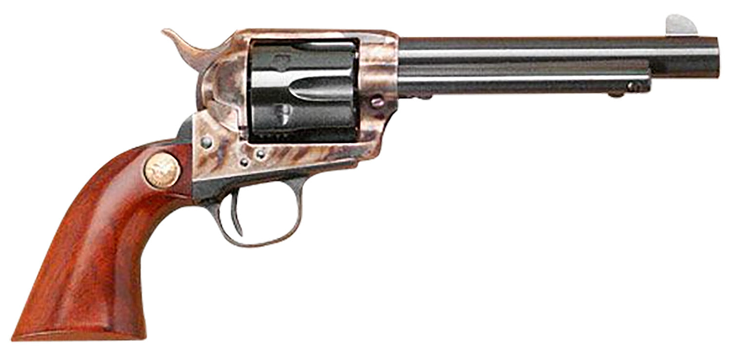 Cimarron MP401 Model P 357 Mag 38 Special 6 Shot 5.50" Blued Stainless Steel Barrel, Blued Cylinder, Blue Steel Frame, Walnut Grip, Exposed Hammer