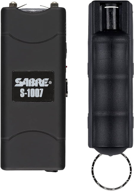 Sabre S7BHCBK Multi-Range Protection Pack Black Stun Gun Pepper Spray Combo