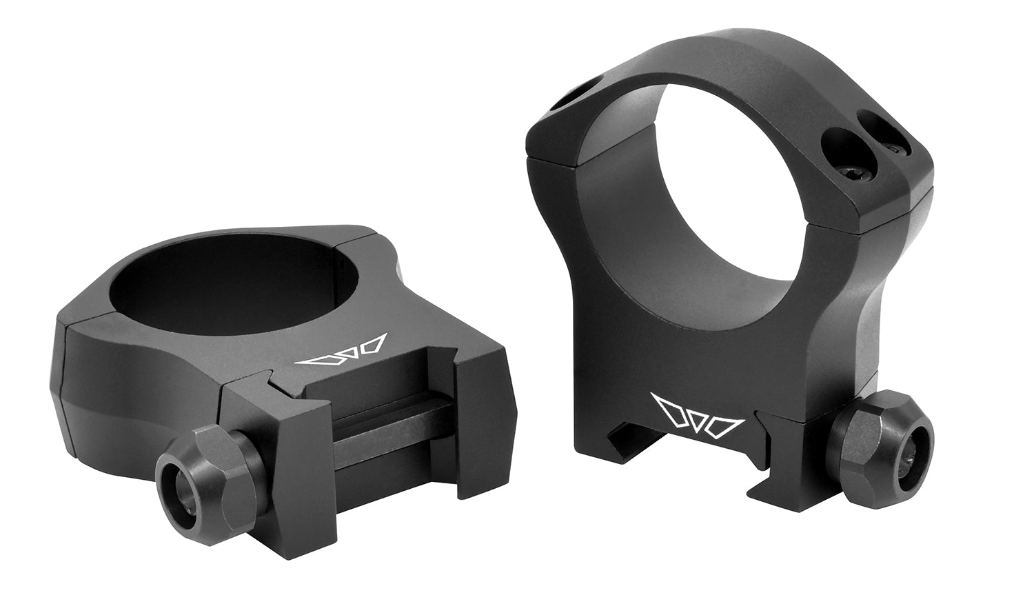 Warne 7215M 30mm High Mountain Tech Scope Rings Black 0 MOA