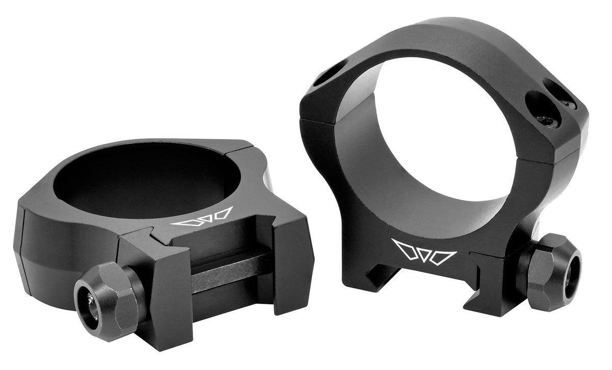 Warne 7220M 34mm Low Mountain Tech Scope Rings Black 0 MOA