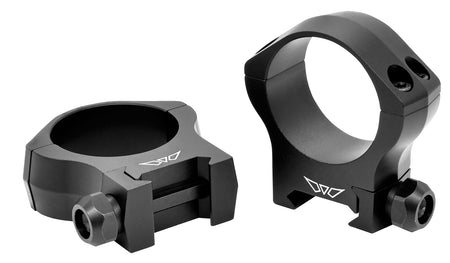 Warne 7221M 34mm Medium Mountain Tech Scope Rings Black 0 MOA