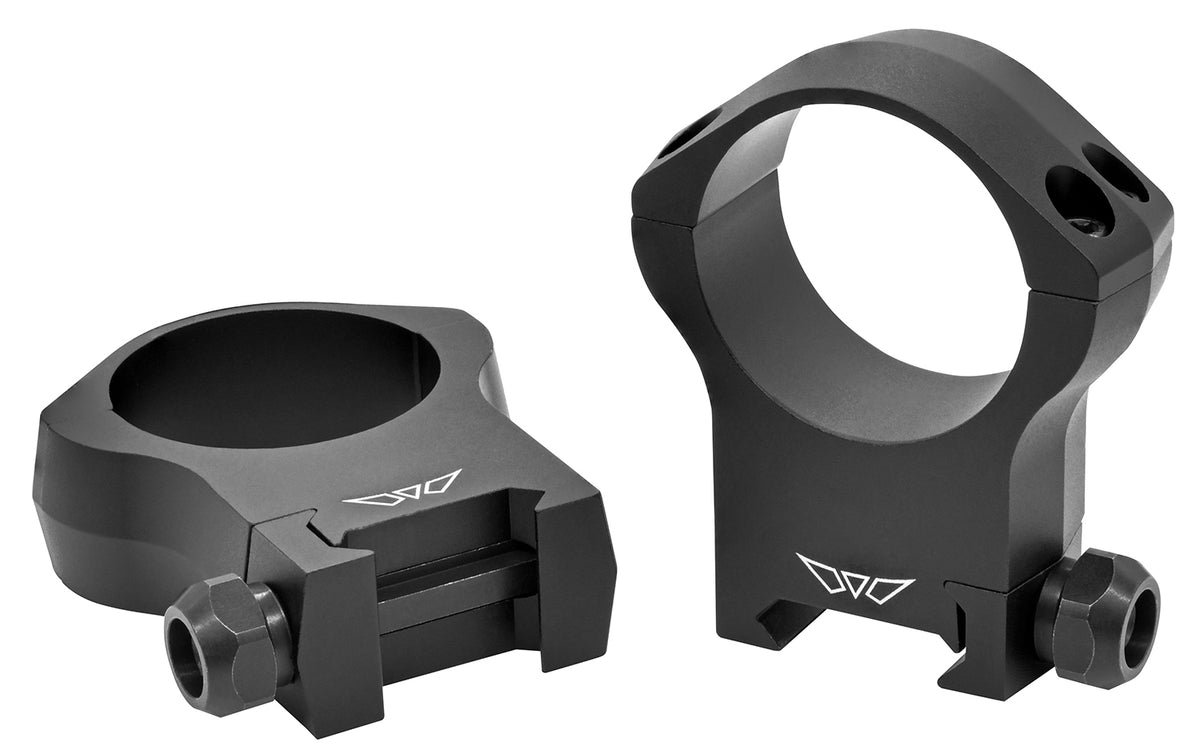 Warne 7224M 34mm Ultra High Mountain Tech Scope Rings Black 0 MOA
