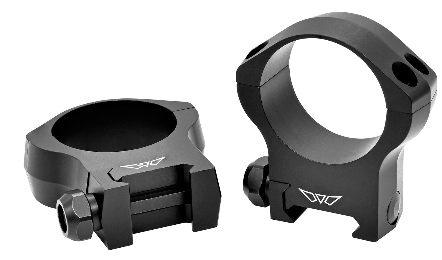 Warne 7242M 35mm High Mountain Tech Scope Rings Black 0 MOA