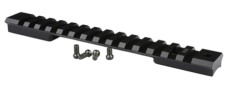 Warne 7654M Picatinny Rail Weatherby Mark V 9 Lug Magnum Action 0 MOA Black Anodized
