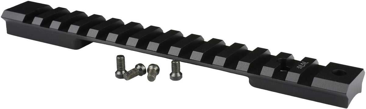 Warne 7676M Picatinny Rail Winchester Model 70/Marlin XL-7 Long Action 0 MOA Anodized Aluminum