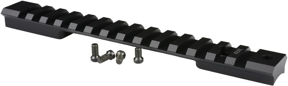 Warne 7676M Picatinny Rail Winchester Model 70/Marlin XL-7 Long Action 0 MOA Anodized Aluminum
