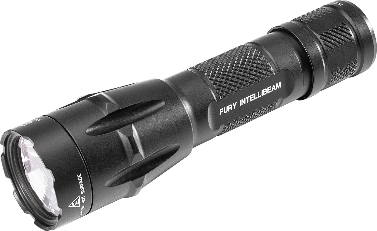 SureFire FURYIBDF Fury IntelliBeam 1500 Lumen Dual-Fuel Pocket Searchlight Black Anodized