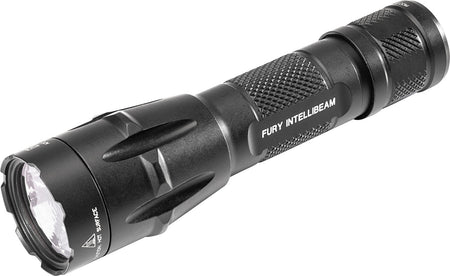 SureFire FURYIBDF Fury IntelliBeam 1500 Lumen Dual-Fuel Pocket Searchlight Black Anodized