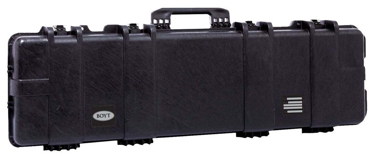 Boyt Harness H48SG Single Gun Case Black Polypropylene with O-Ring Gasket and Latches