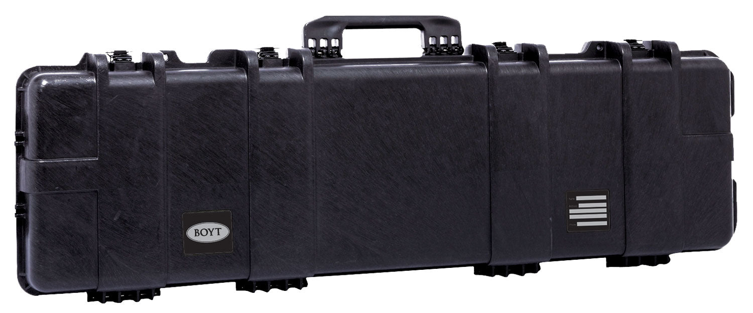 Boyt Harness H48SG Single Gun Case Black Polypropylene with O-Ring Gasket and Latches