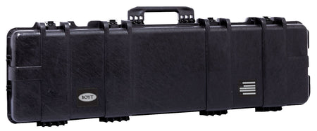 Boyt Harness H48SG Single Gun Case Black Polypropylene with O-Ring Gasket and Latches