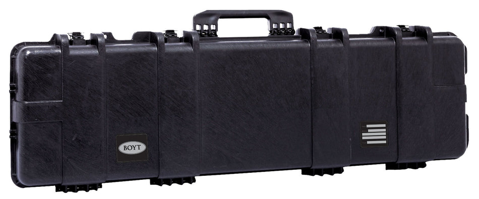 Boyt Harness H48SG Single Gun Case Black Polypropylene with O-Ring Gasket and Latches