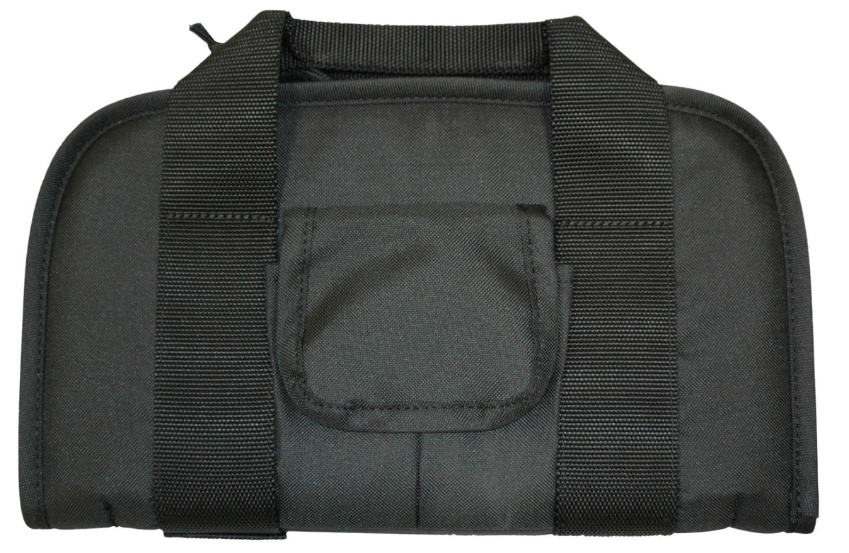 Bob Allen Max-Ops Water Resistant Handgun Case Black 600D Polyester External Magazine Pocket