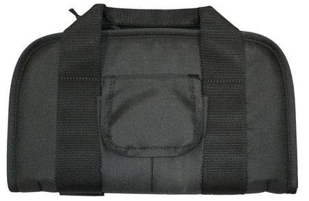 Bob Allen Max-Ops Water Resistant Handgun Case Black 600D Polyester External Magazine Pocket