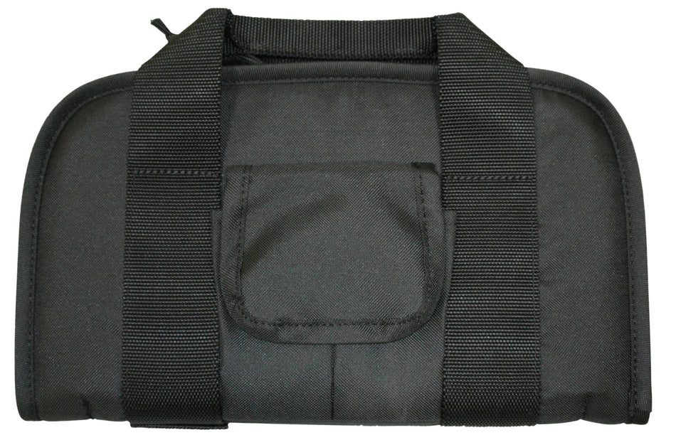Bob Allen Max-Ops Water Resistant Handgun Case Black 600D Polyester External Magazine Pocket